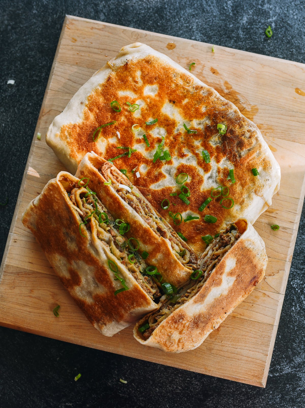 Китайский мясной пирог, 千层肉饼
