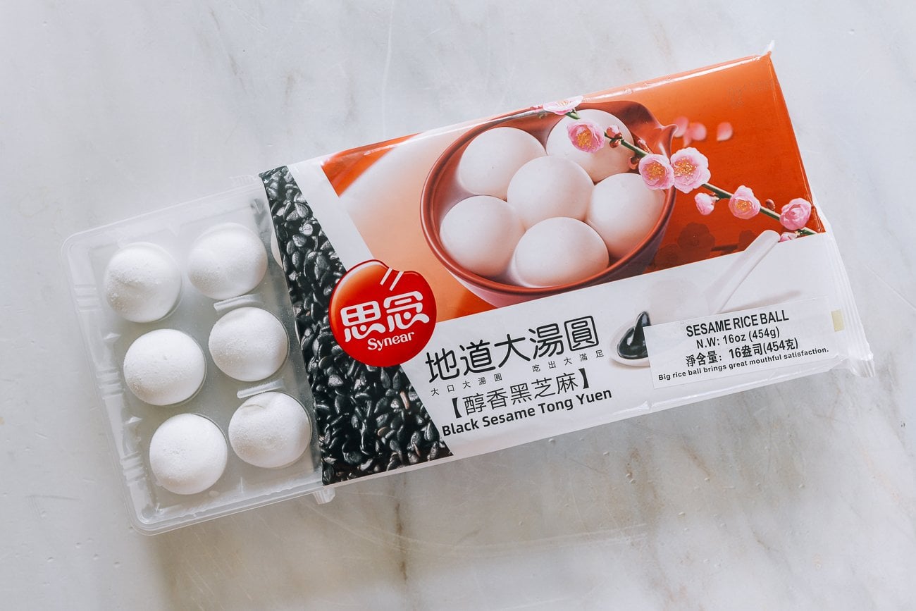 packaged tang yuan