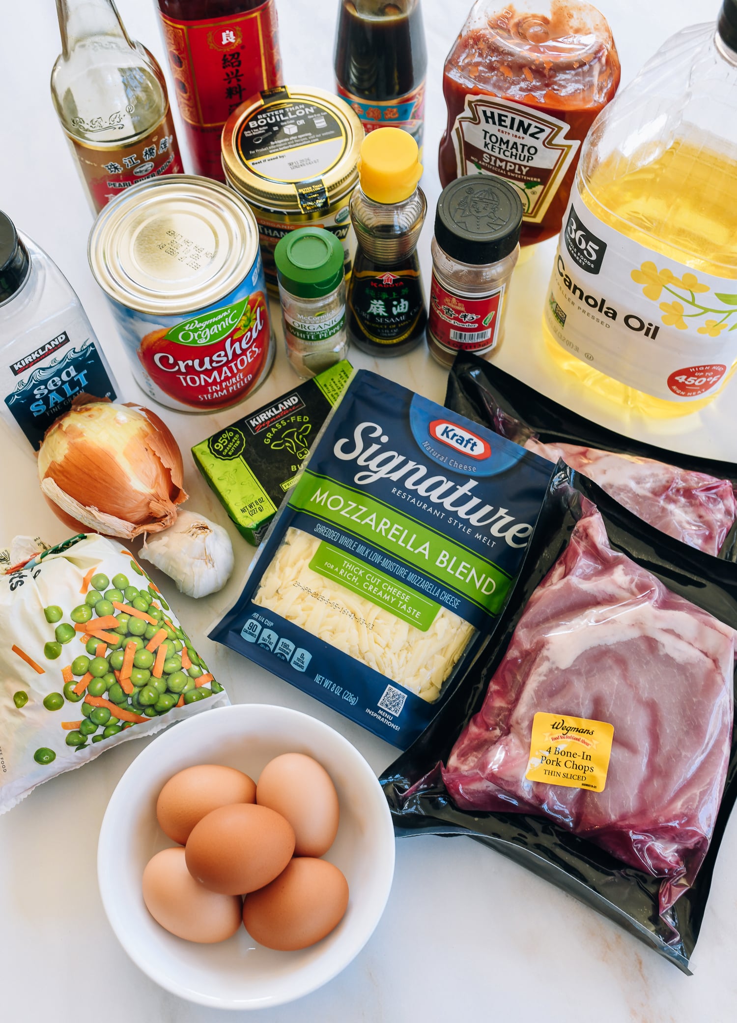 Hong Kong Baked Pork Chop Rice ingredients