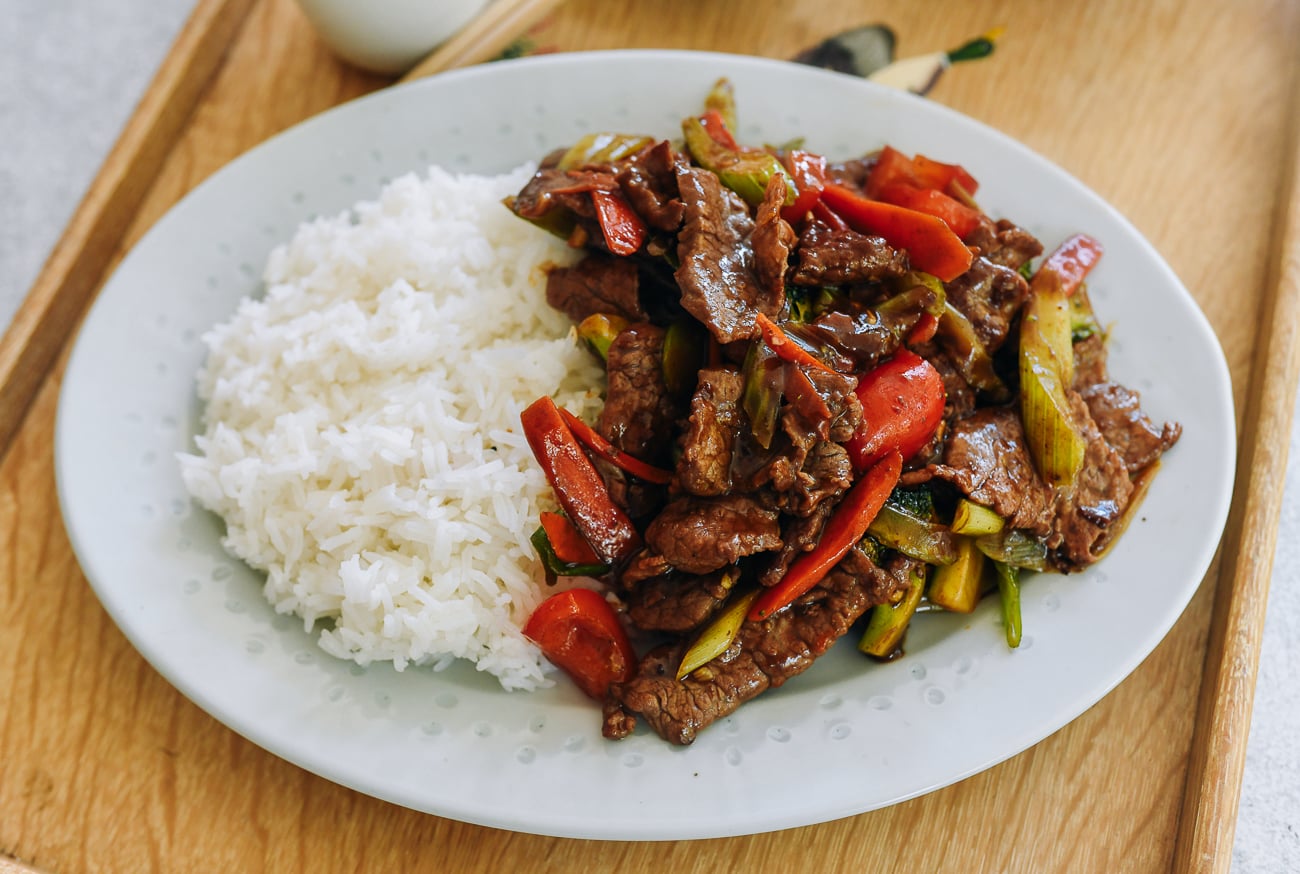 Beef with Garlic Sauce