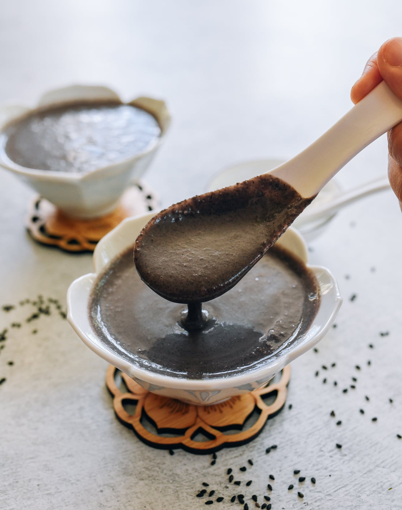 Chinese Sweet Black Sesame Soup