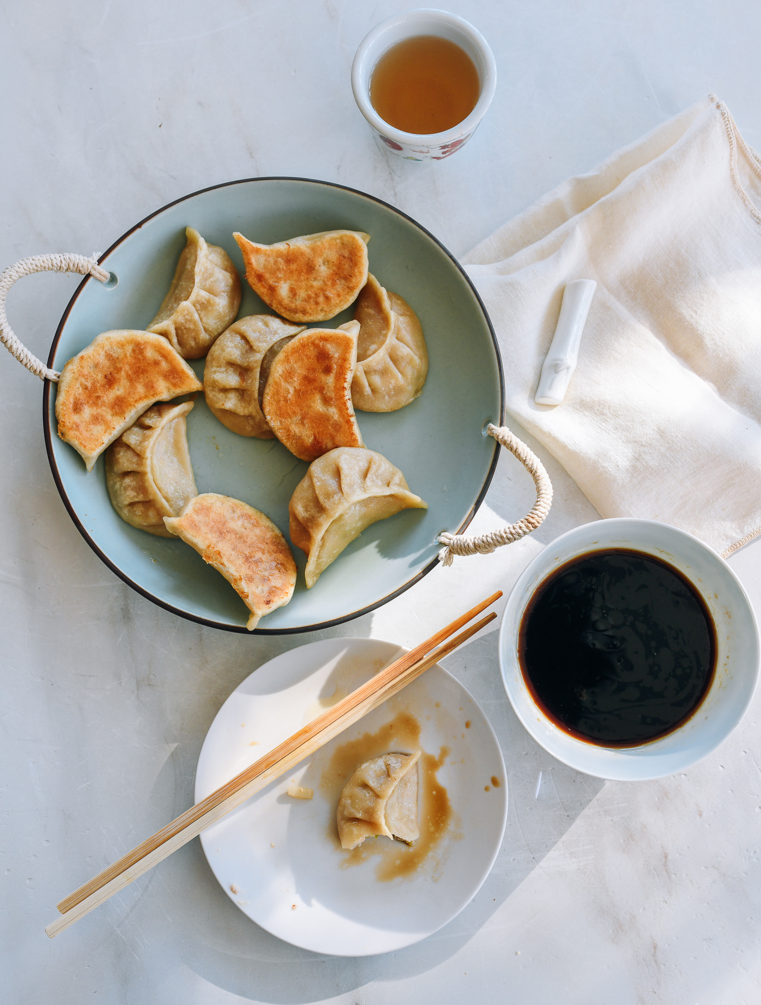 chinese chicken dumplings with napa cabbage recipe