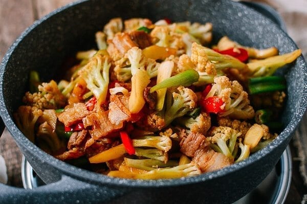 Chinese Dry Pot Cauliflower, by thewoksoflife.com