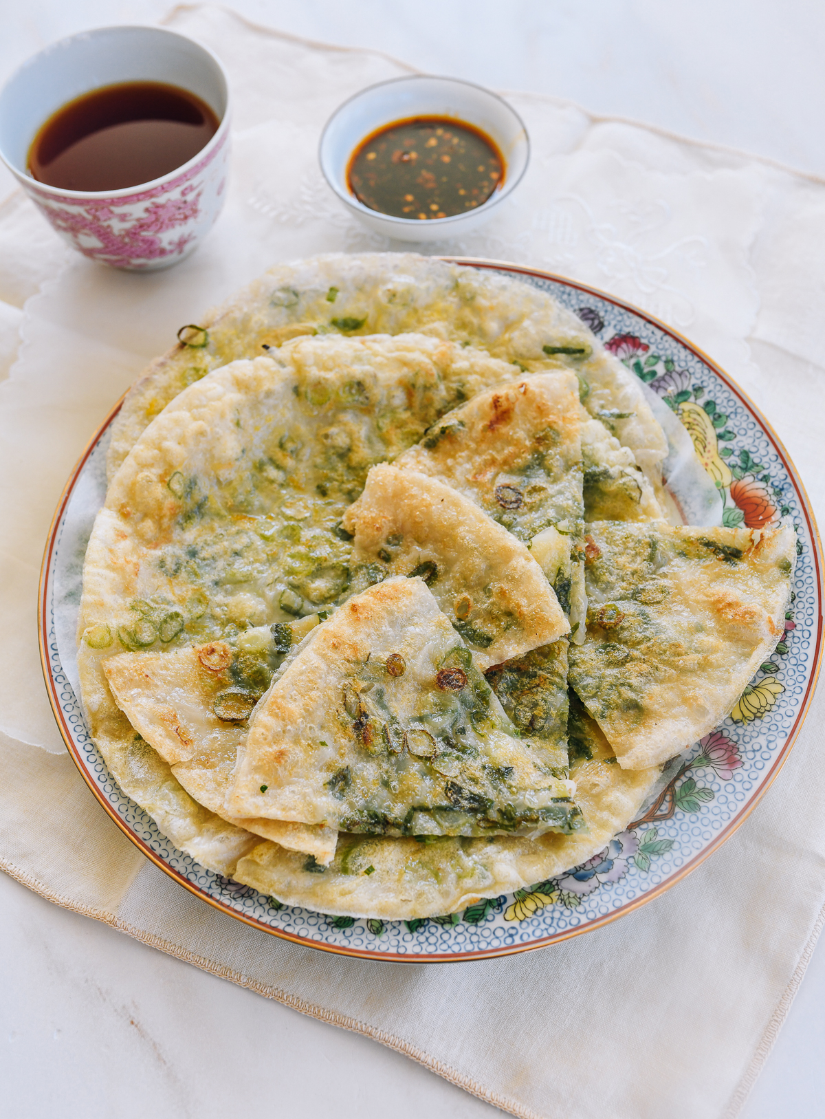 gluten-free scallion pancakes