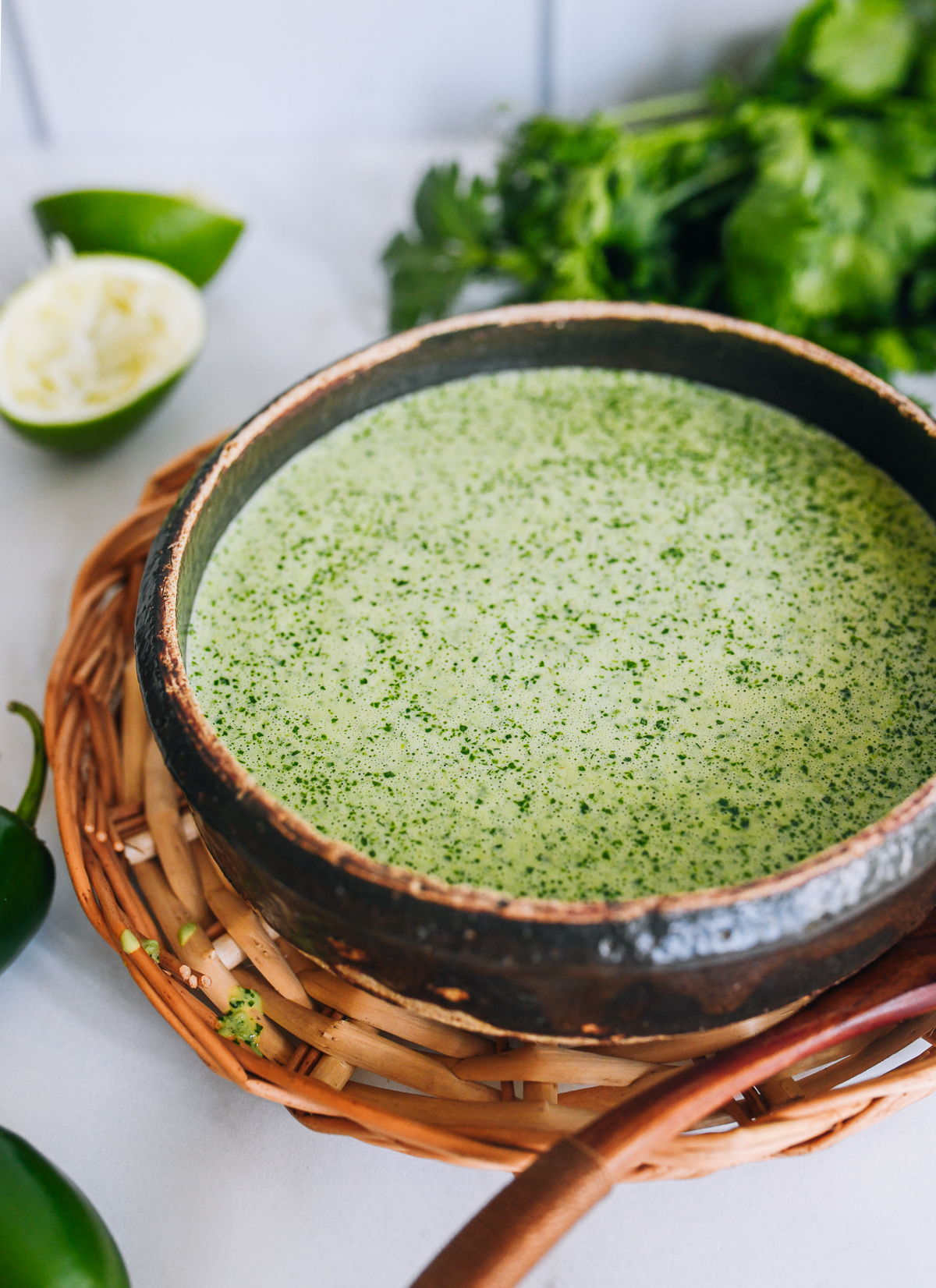 Peruvian Green Sauce (Aji Verde)