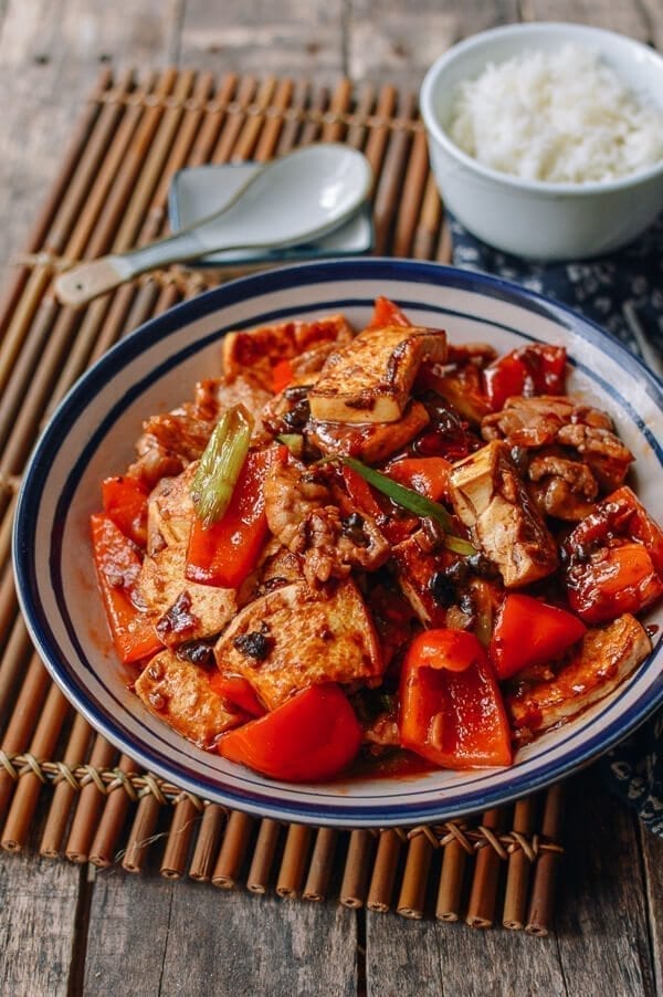 Hunan Pork and Tofu Spicy Stir Fry, by thewoksoflife.com