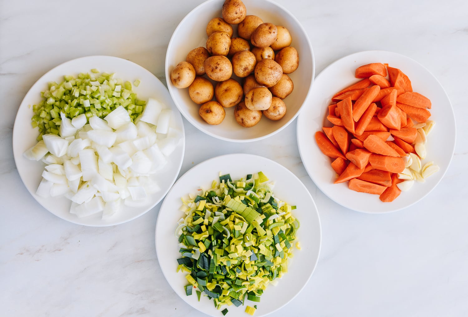 Vegetables used in pot roast