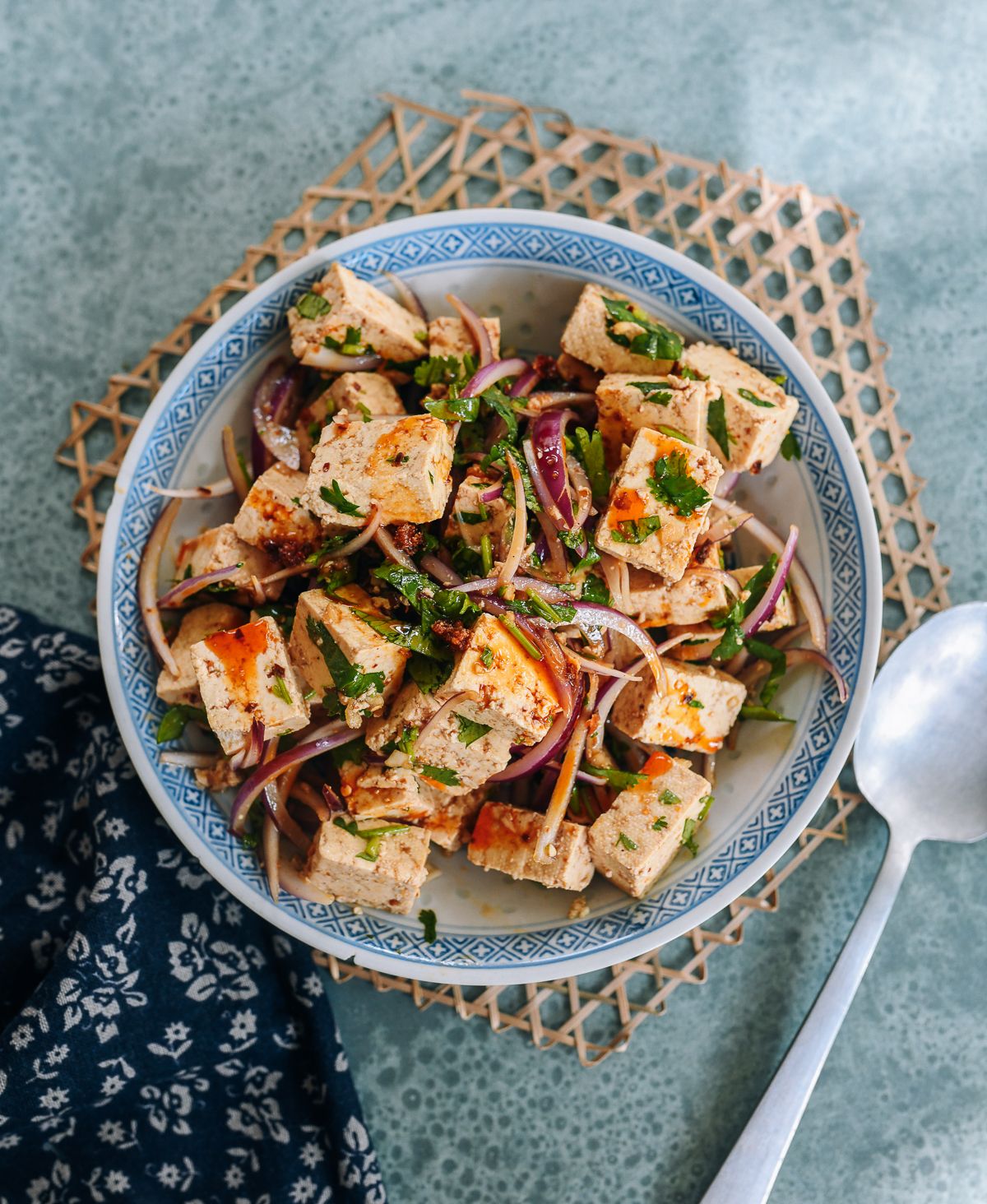 Cold Tossed Tofu (Liangban Doufu) recipe