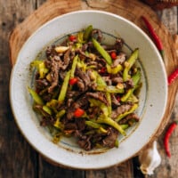 Pickled Pepper Beef Stir-fry