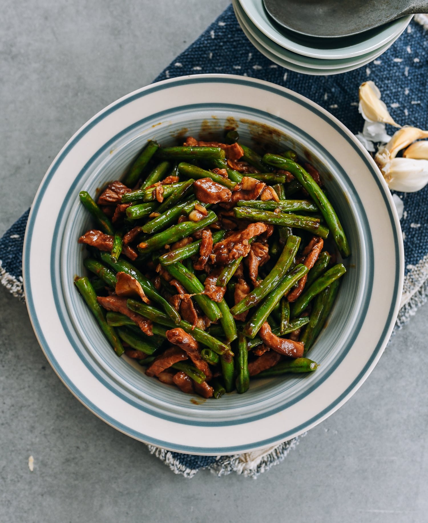 Stir-fried Pork with String Beans 