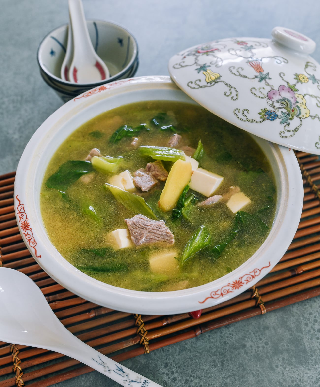 Mustard Green Soup recipe