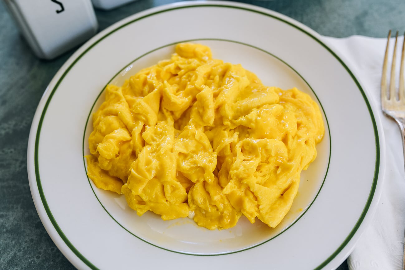 recipe for how to make perfect scrambled eggs 