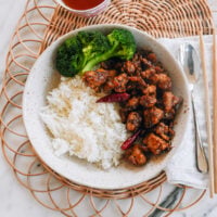 General Tso's Ground Chicken