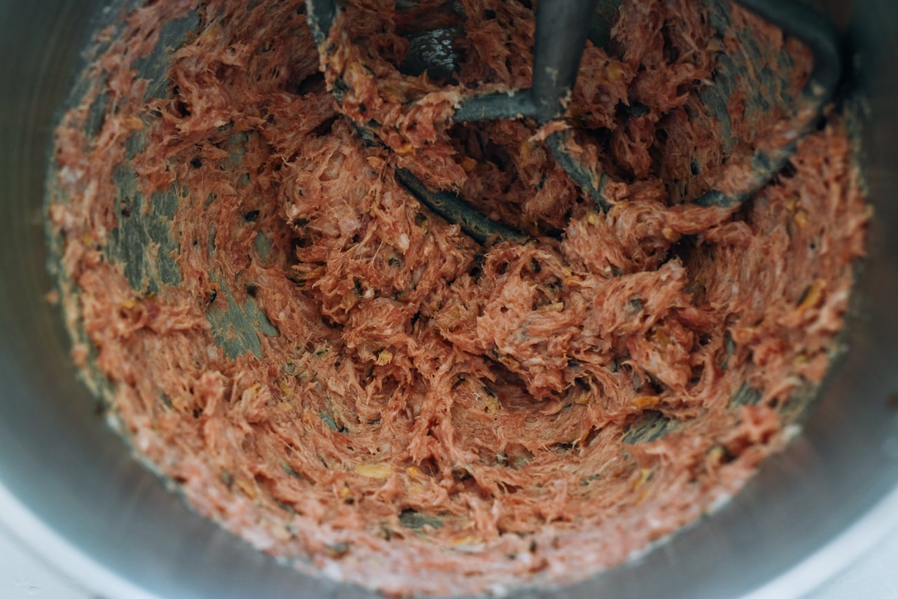 pork filling for stuffed bitter melon