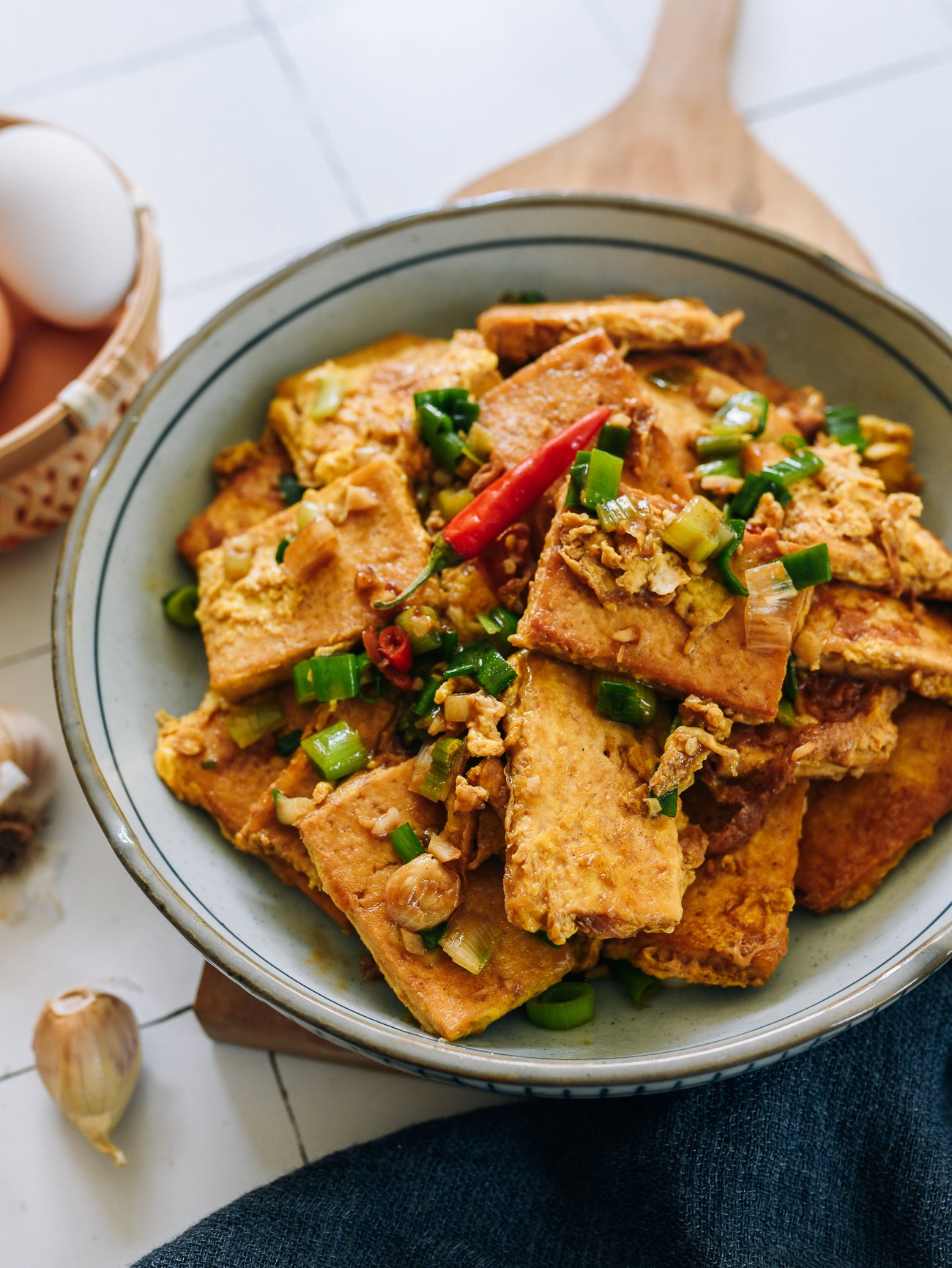 Chinese Tofu with Egg recipe