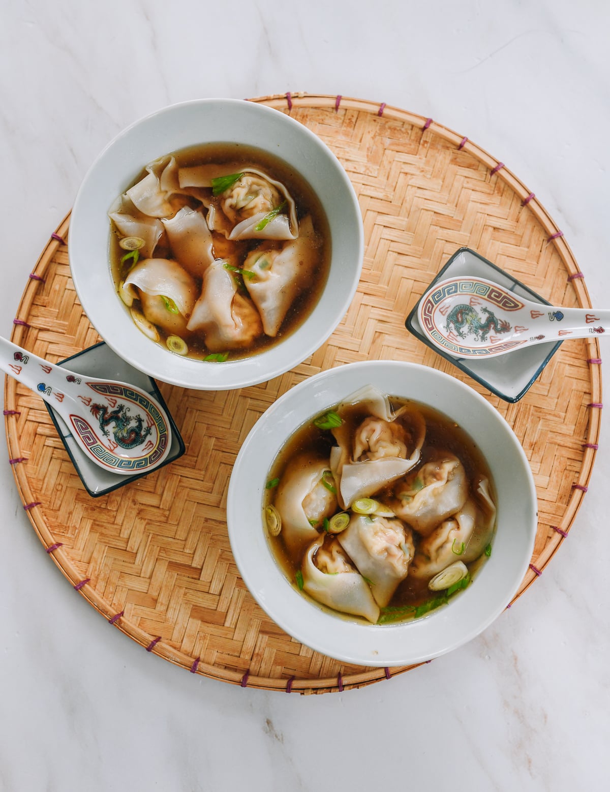 Vegetarian wonton soup